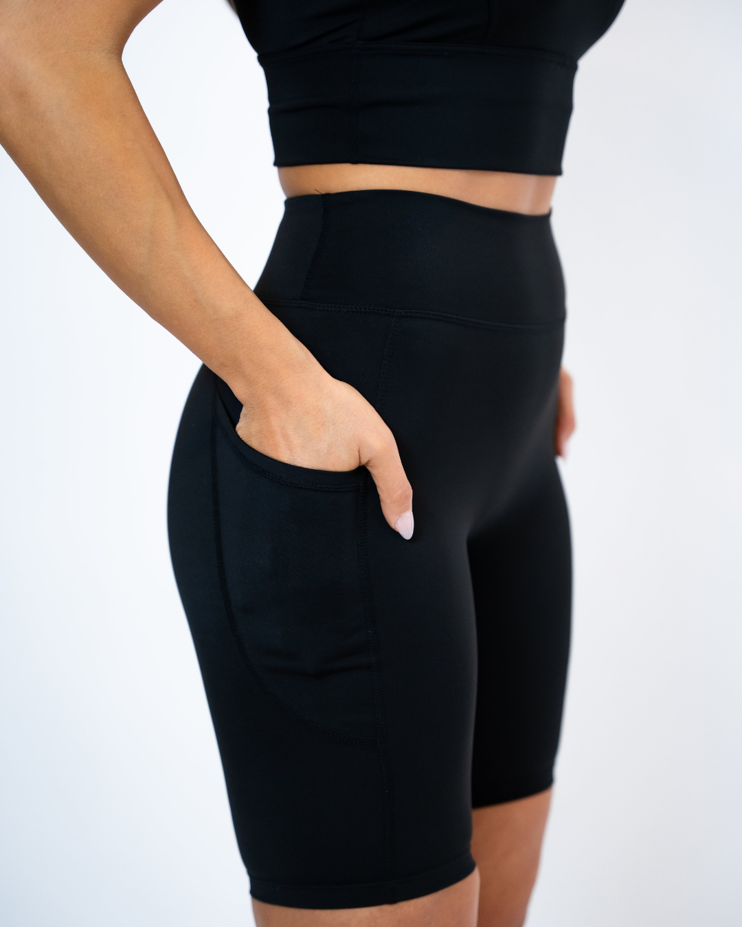 Hybrid High Waisted Biker Shorts