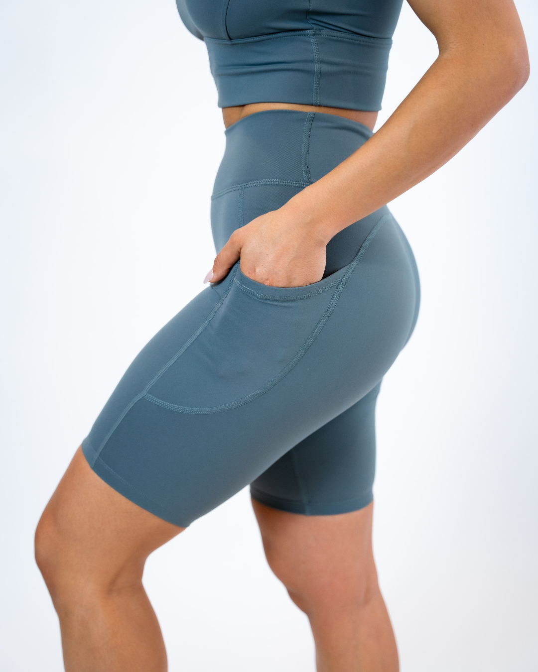 Hybrid High Waisted Biker Shorts