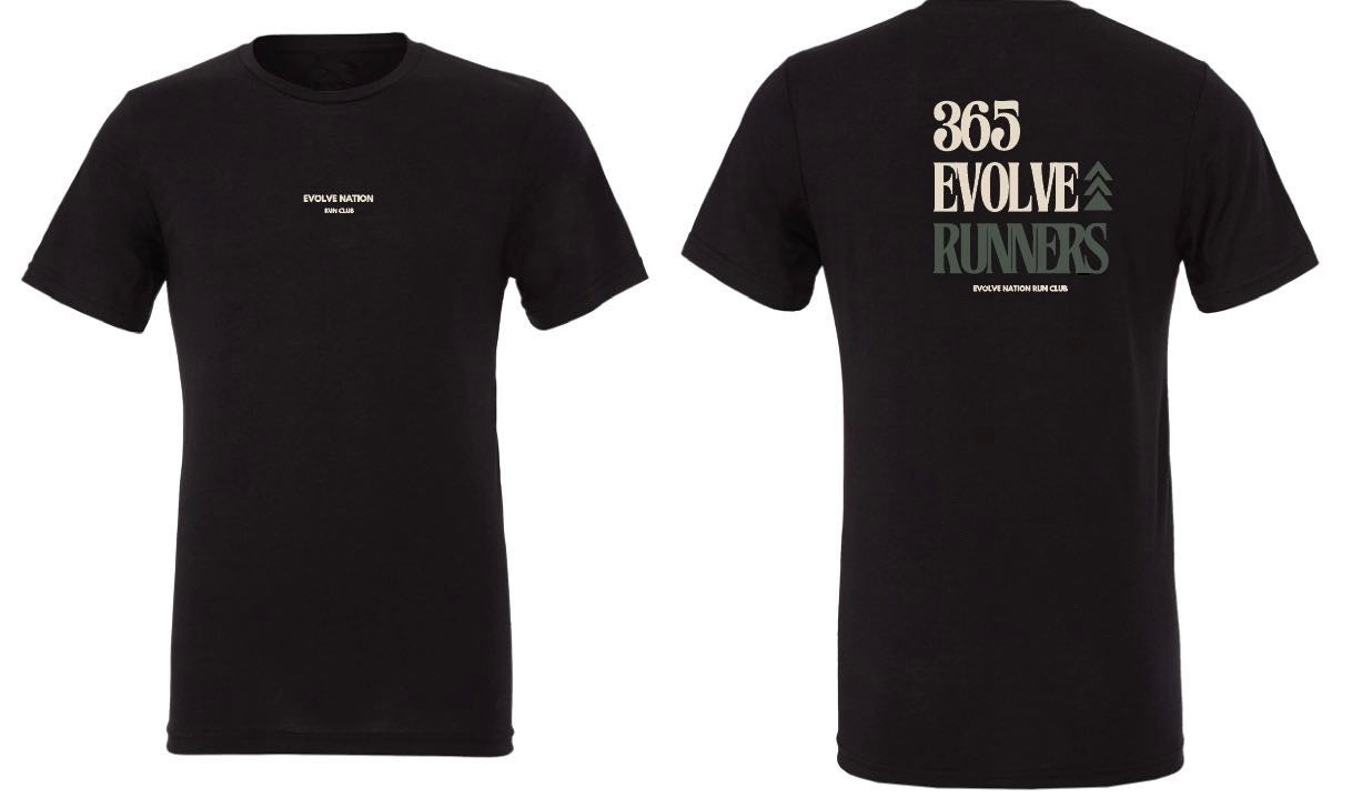 Evolve Nation Unisex Run Club Tees