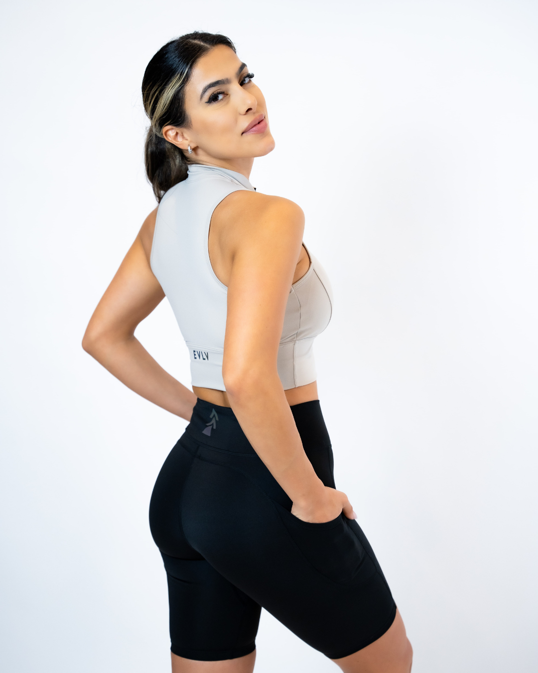 Hybrid High Waisted Biker Shorts