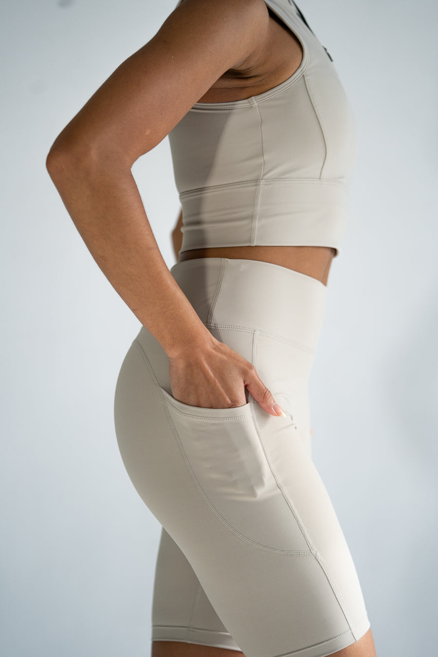 Hybrid High Waisted Biker Shorts