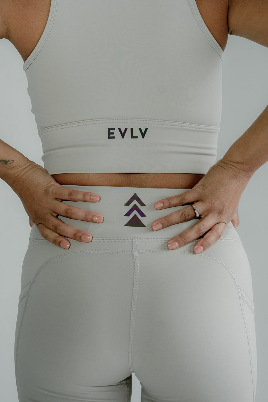 Hybrid Zip Crop Top