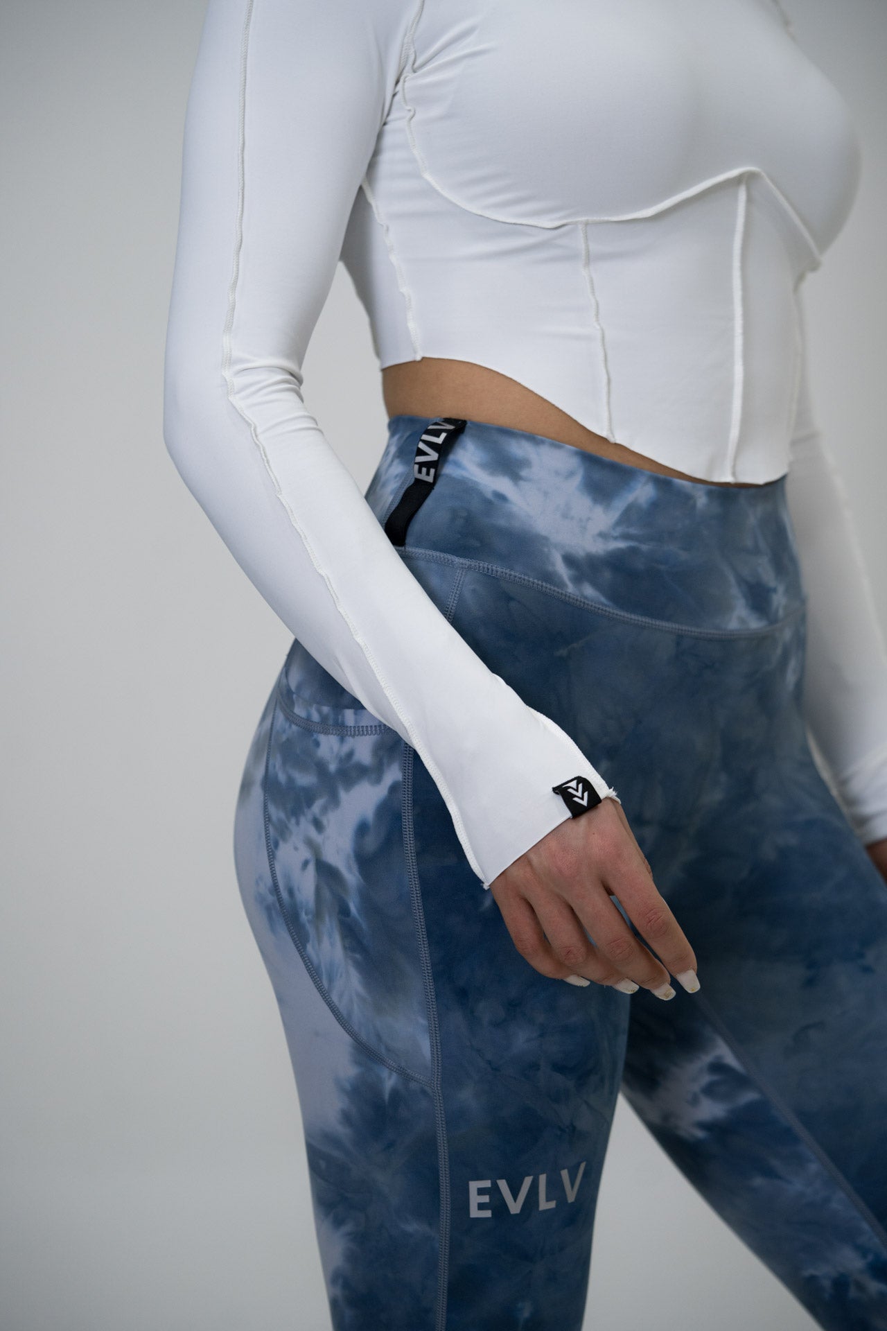Performance Luxe Reversible Crop Top