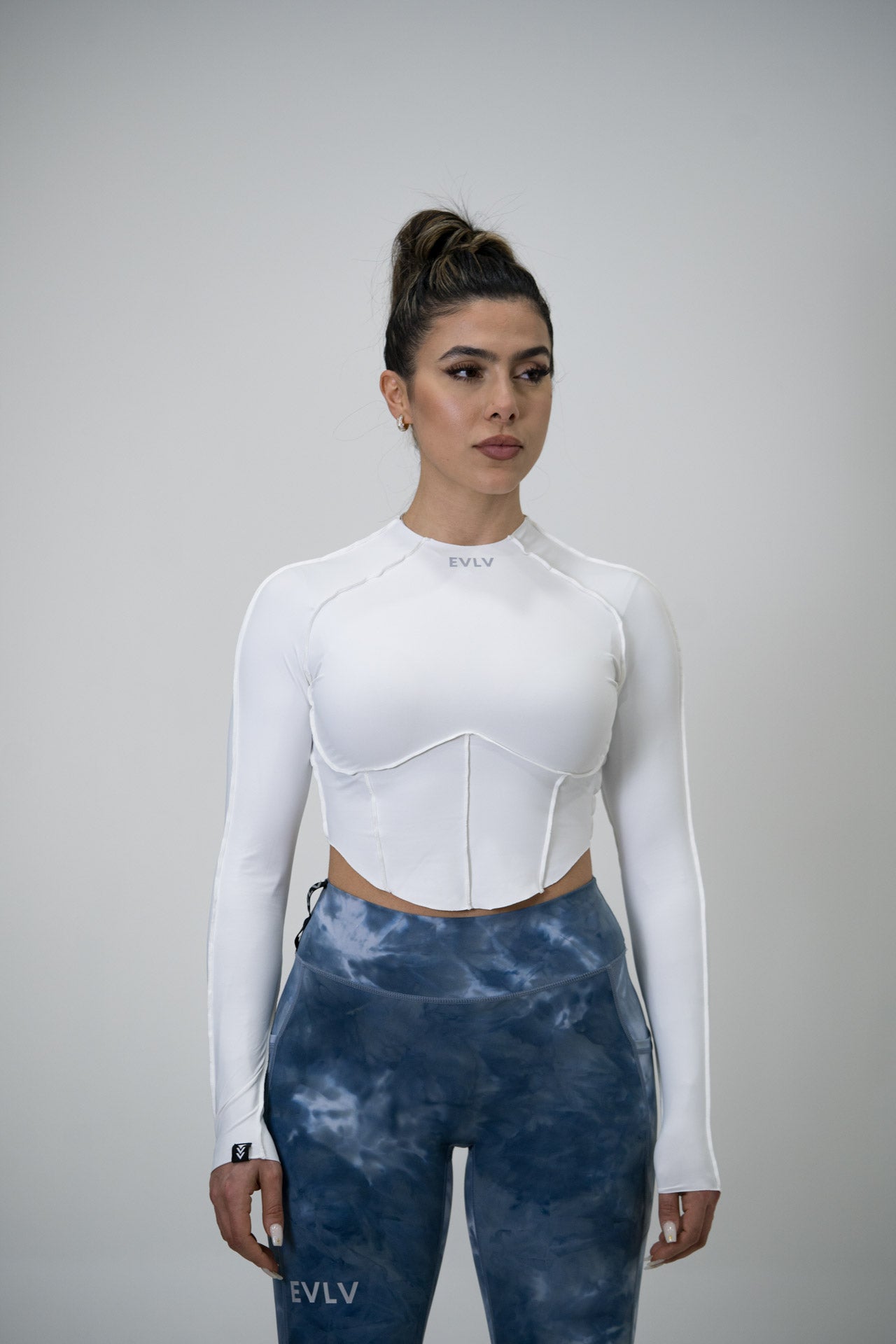 Performance Luxe Reversible Crop Top