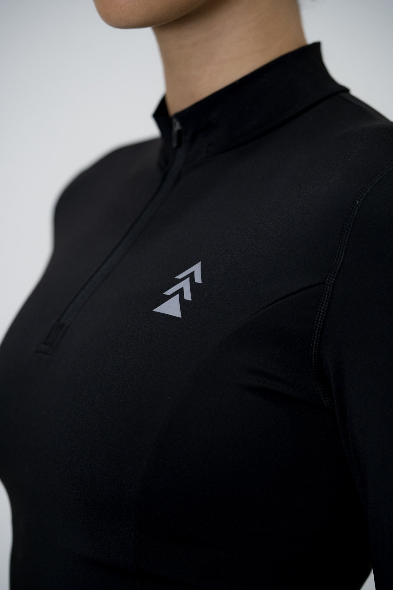 Half-Zip Performance Top - Black