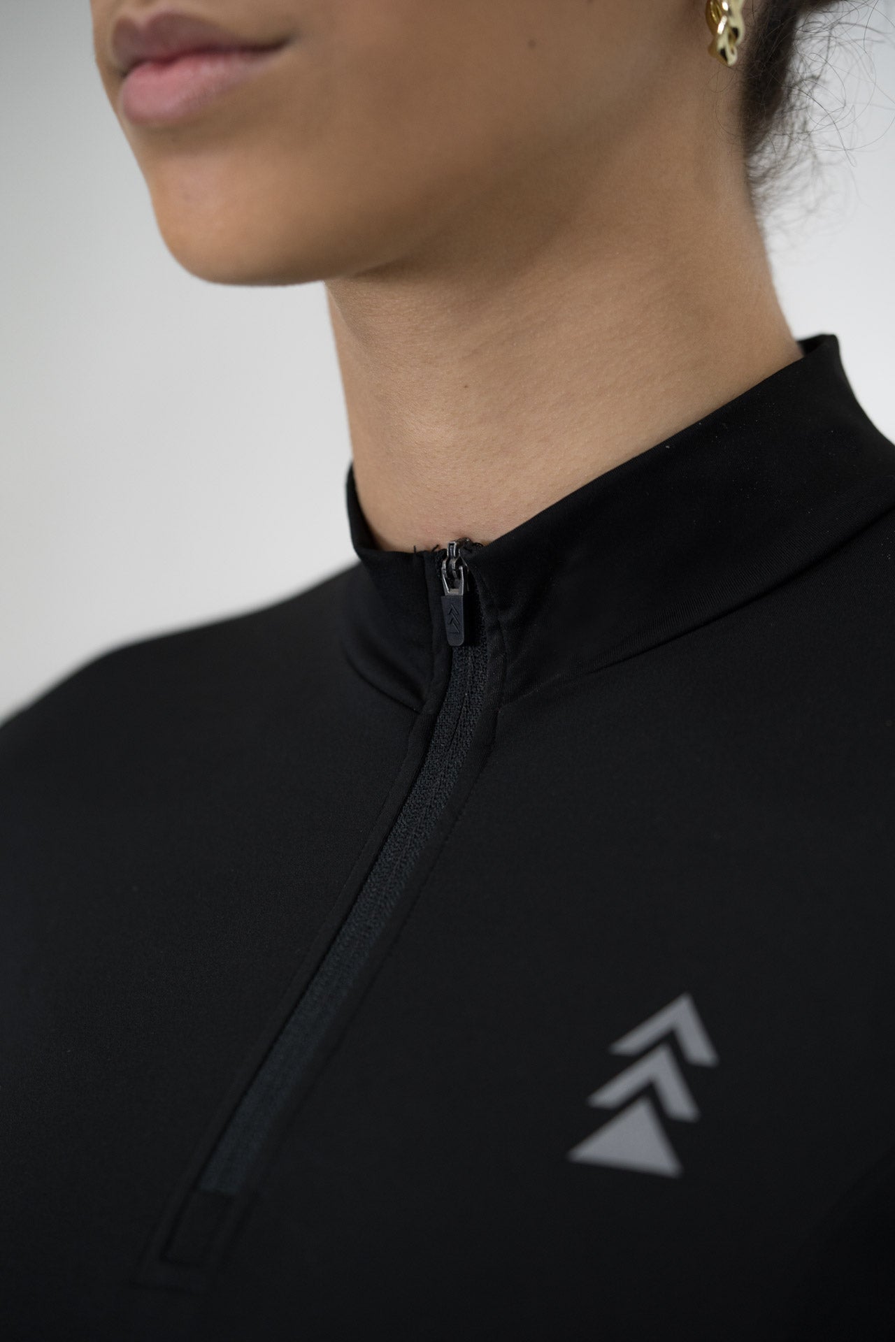 Half-Zip Performance Top - Black
