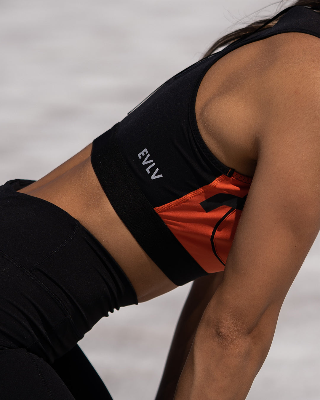 Zip Up Reflective Performance Bra