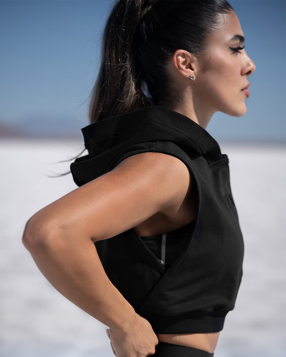 Active Sleeveless Hoodie