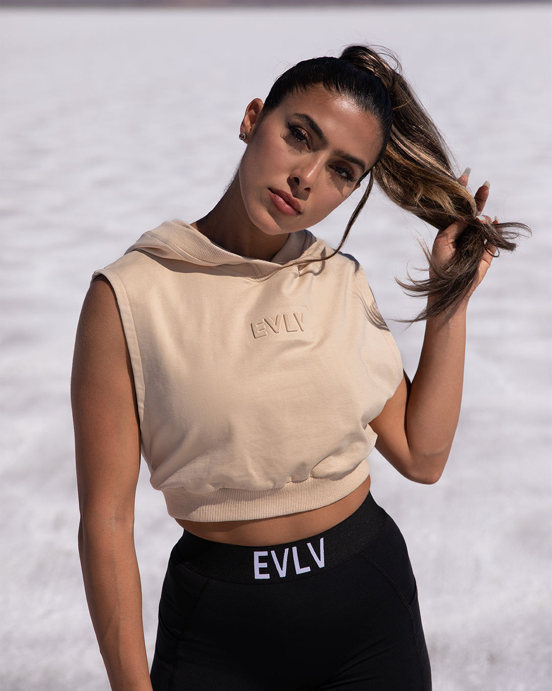 Active Sleeveless Hoodie