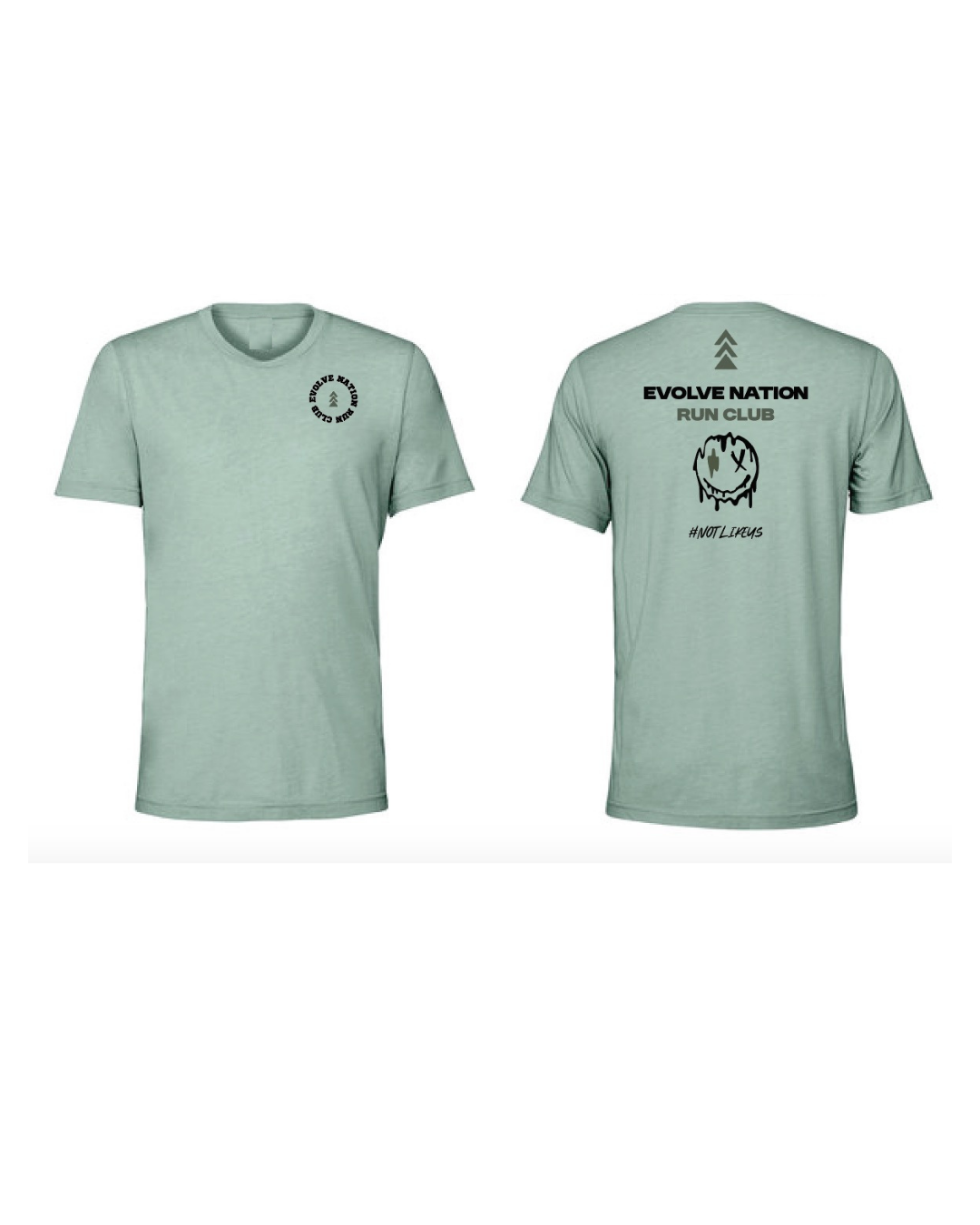 Evolve Nation Unisex Run Club Tees